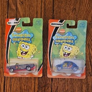 Matchbox SpongeBob SquarePants Cars Set of 2